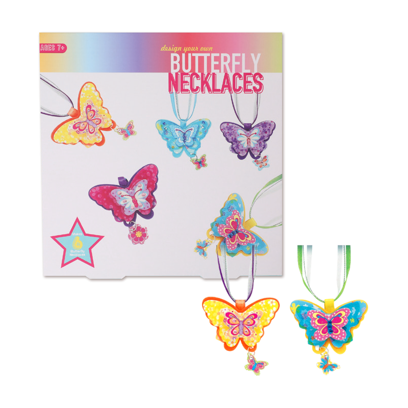 Butterfly Necklaces Kids Creative Toy