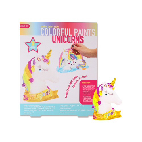 Colorful Paints Unicorns Kids Creative Toy