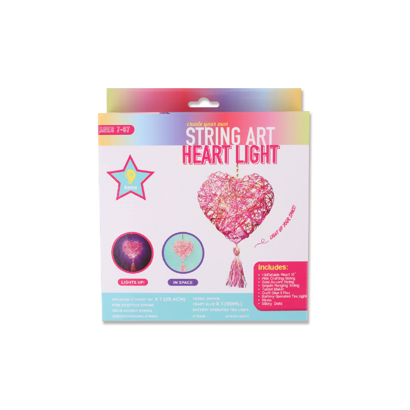 String Art Heart Light Kids Creative Toy