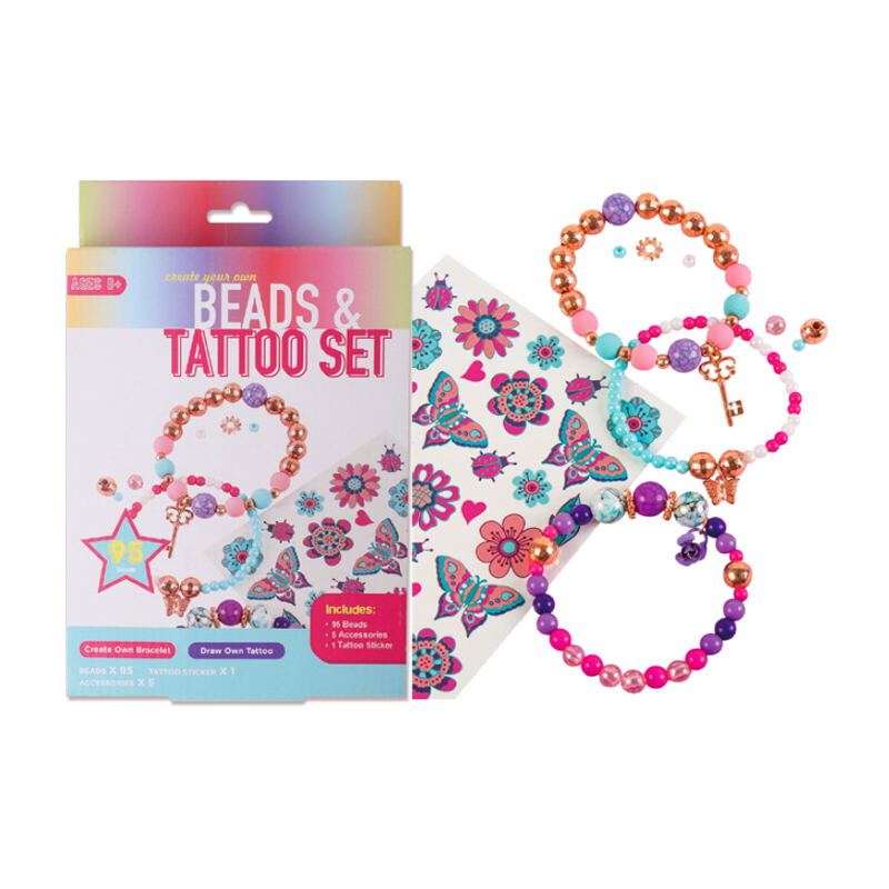 Beads & Tattoo Kids Creative Toy Set