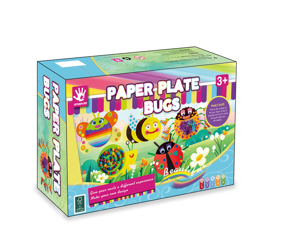 Paper Plate Bugs Toy Kit
