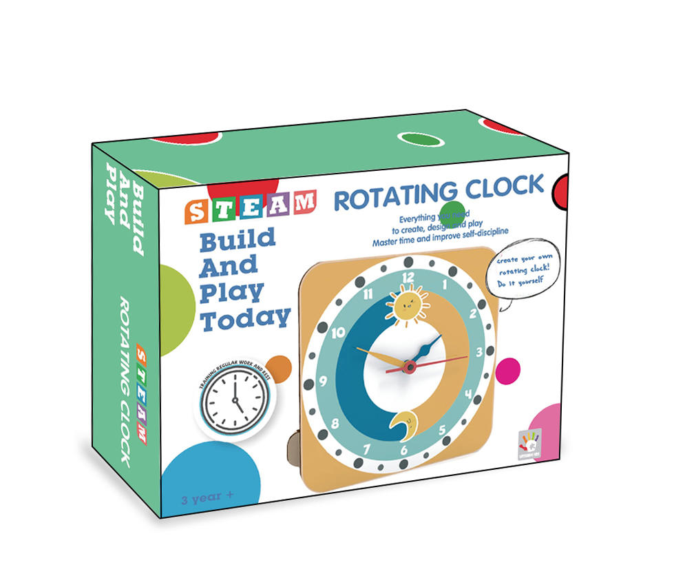 Rotating Clock Technology Toy Kit